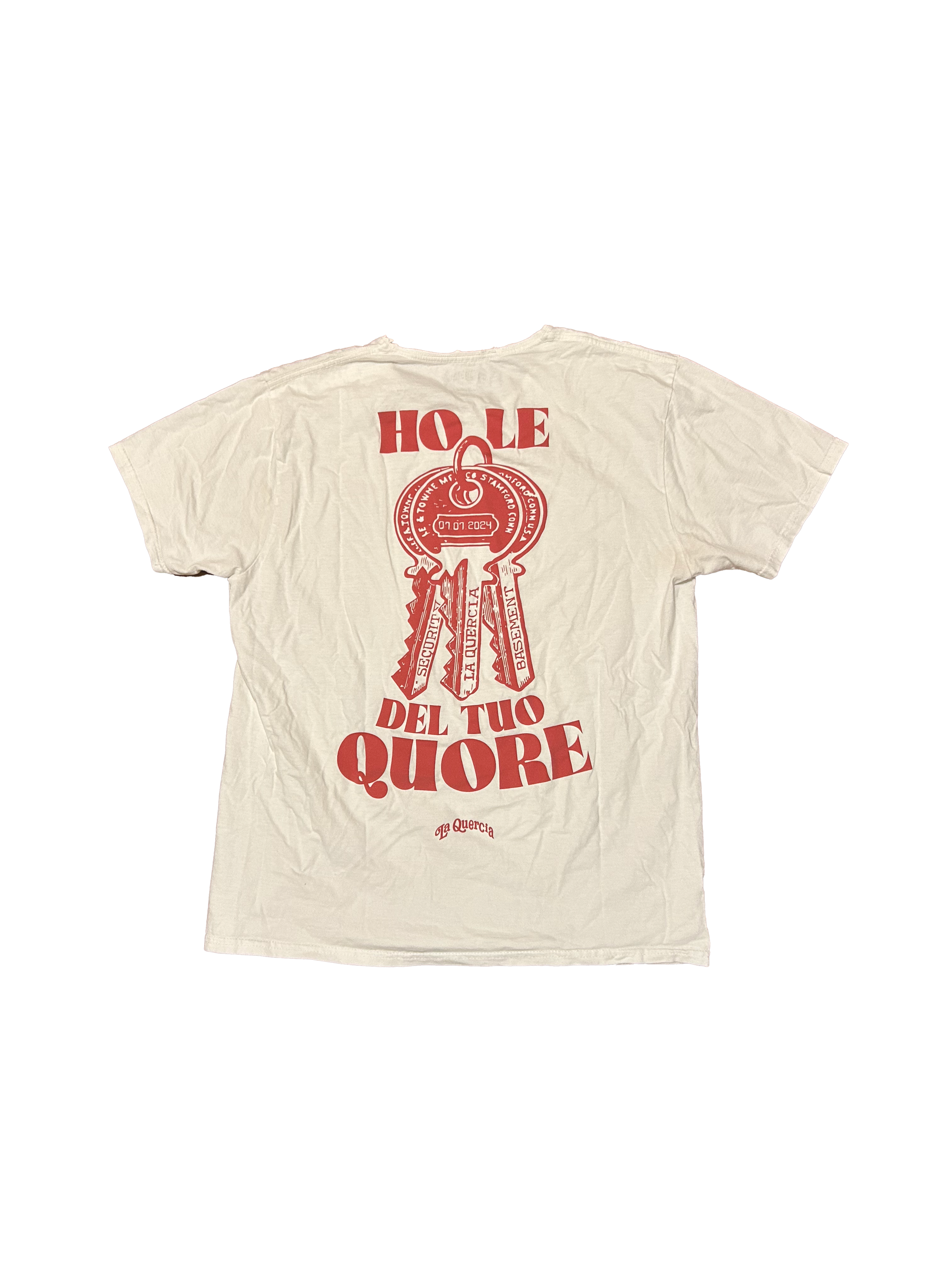 Tee 002 — Quore (Back)